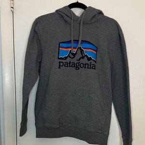 Patagonia Charcoal Uprisal Hoodie with Logo